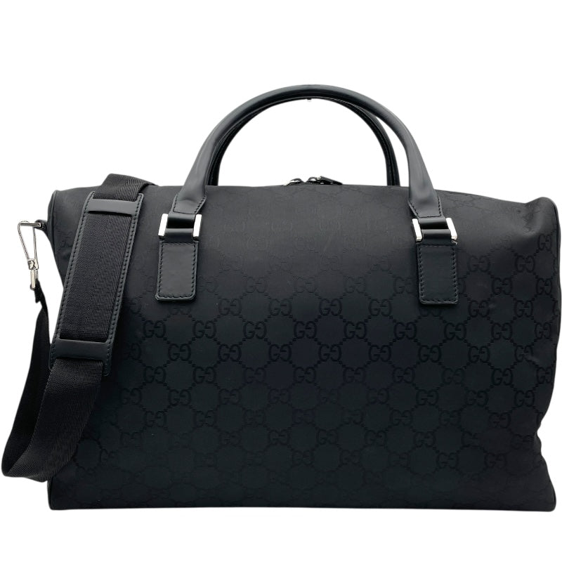 グッチ GUCCI GGナイロンボストンバッグ 196356 ブラック GGナイロン