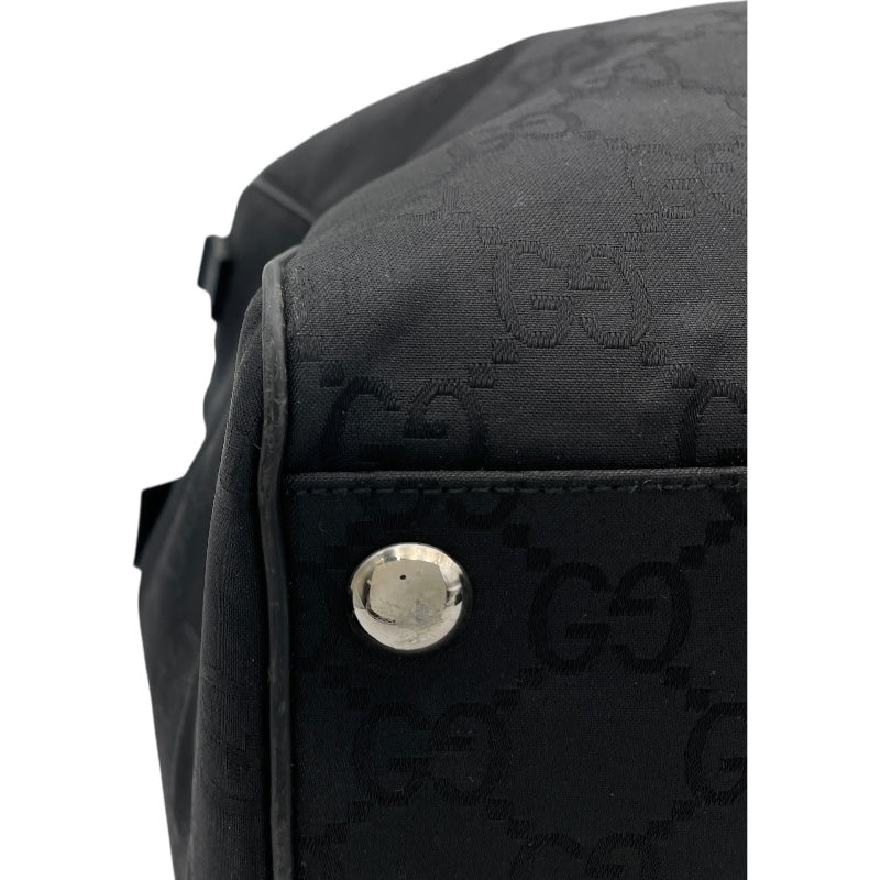 グッチ GUCCI GGナイロンボストンバッグ 196356 ブラック GGナイロン