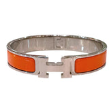 エルメス HERMES クリッククラックPM ブラック SV金具 メタル･エナメル アクセサリー