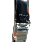 エルメス HERMES クリッククラックPM ブラック SV金具 メタル･エナメル アクセサリー