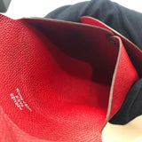 エルメス HERMES バスティア Y刻 ルージュヴィフ エプソン ユニセックス コインケース