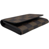 ルイ・ヴィトン LOUIS VUITTON アンヴェロップカルトドウヴィジェット N62920 ブラウン ダミエキャンバス ユニセックス カードケース