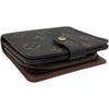 ルイ・ヴィトン LOUIS VUITTON コンパクトジップウォレット M61667 ブラウン モノグラムキャンバス レディース 二つ折り財布