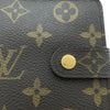 ルイ・ヴィトン LOUIS VUITTON コンパクトジップウォレット M61667 ブラウン モノグラムキャンバス レディース 二つ折り財布