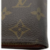 ルイ・ヴィトン LOUIS VUITTON コンパクトジップウォレット M61667 ブラウン モノグラムキャンバス レディース 二つ折り財布