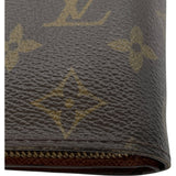 ルイ・ヴィトン LOUIS VUITTON コンパクトジップウォレット M61667 ブラウン モノグラムキャンバス レディース 二つ折り財布