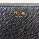 セリーヌ CELINE ラージ ジップウォレット 10B553 ブラック/GD金具 グレインレザー ユニセックス 長財布