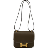 エルメス HERMES コンスタンス3ミニ K刻 エトゥープ GD金具 エプソン レディース ショルダーバッグ