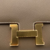 エルメス HERMES コンスタンス3ミニ K刻 エトゥープ GD金具 エプソン レディース ショルダーバッグ