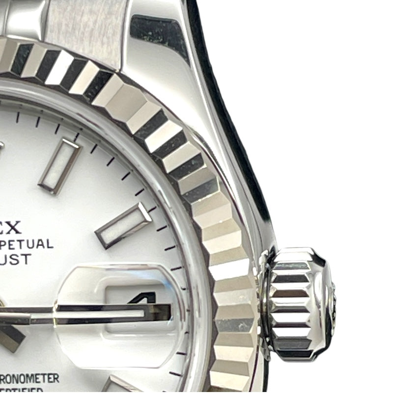 ロレックス ROLEX デイトジャスト26 179174 ホワイト WG/SS 自動巻き