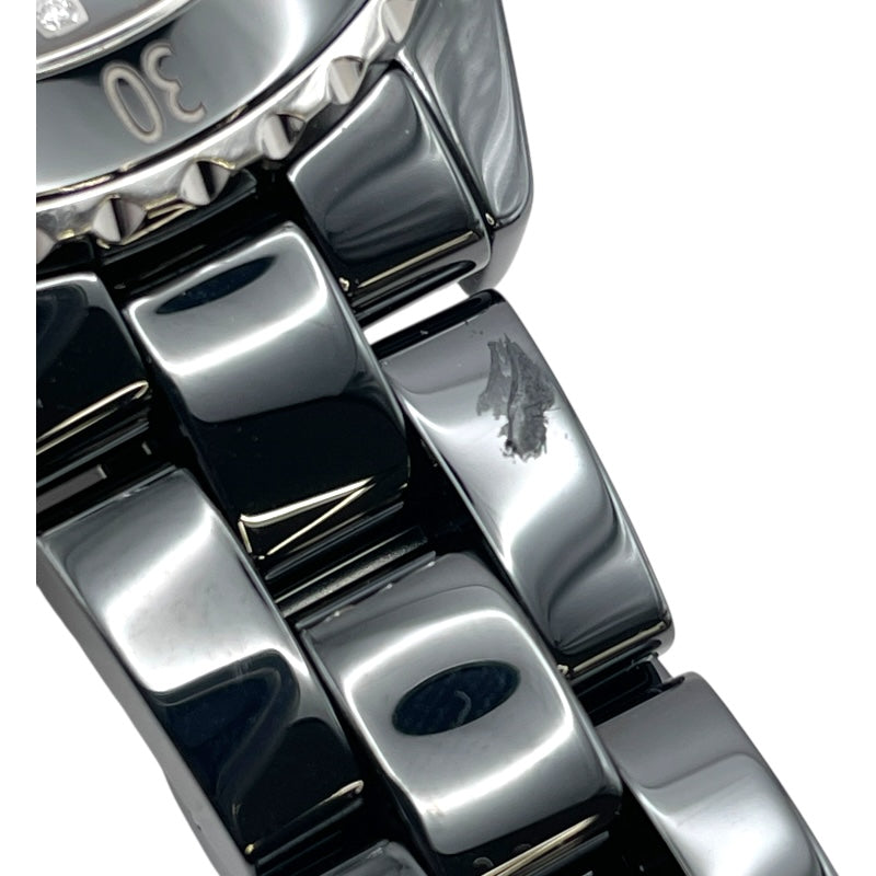 シャネル CHANEL J12 ブラックラッカー 33MM H5701 ブラック