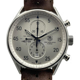 タグ・ホイヤー TAG HEUER カレラクロノグラフキャリバー1887スペースX CAR2015FC6321 シルバー SS 手巻き メンズ 腕時計