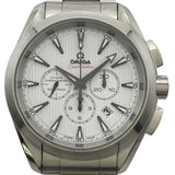 オメガ OMEGA シーマスター アクアテラ クロノグラフ コーアクシャル クロノメーター 231.10.44.50.04.001 ホワイト SS 自動巻き メンズ 腕時計