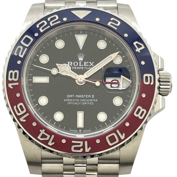 ロレックス ROLEX GMTマスター2 126710BLRO ブラック SS 自動巻き メンズ 腕時計