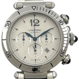 カルティエ Cartier パシャドゥカルティエ 41mm クロノグラフ WSPA0018 シルバー SS 自動巻き メンズ 腕時計
