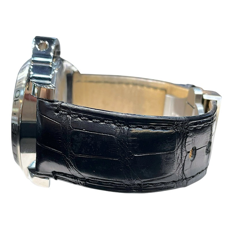 [正規店購入]PANERAI パネライ ステンレスバックル 18ミリ 美品 パネライ PANERAI ルミノール GMT フリンケ 世界1000本限定 PAM00029