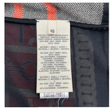 エルメス HERMES BRIDESdeGALAツイルレーヌカーディガン 3H2818DH オレンジ ブラック シルク メンズ カーディガン