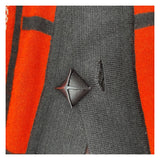 エルメス HERMES BRIDESdeGALAツイルレーヌカーディガン 3H2818DH オレンジ ブラック シルク メンズ カーディガン