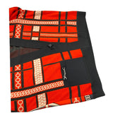 エルメス HERMES BRIDESdeGALAツイルレーヌカーディガン 3H2818DH オレンジ ブラック シルク メンズ カーディガン