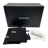 シャネル CHANEL ココマークロゴファブリックスニーカー G45585 ブルー ファブリック レディース スニーカー