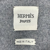 エルメス HERMES セリエボタンカシミヤコート グレー カシミヤ レディース その他アウター