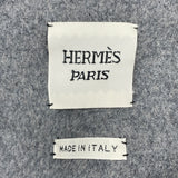 エルメス HERMES セリエボタンカシミヤコート グレー カシミヤ レディース その他アウター