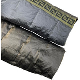 フェンディ FENDI FFロゴリバーシブルダウンジャケット FAA659 グレー ポリエステル メンズ ダウンジャケット