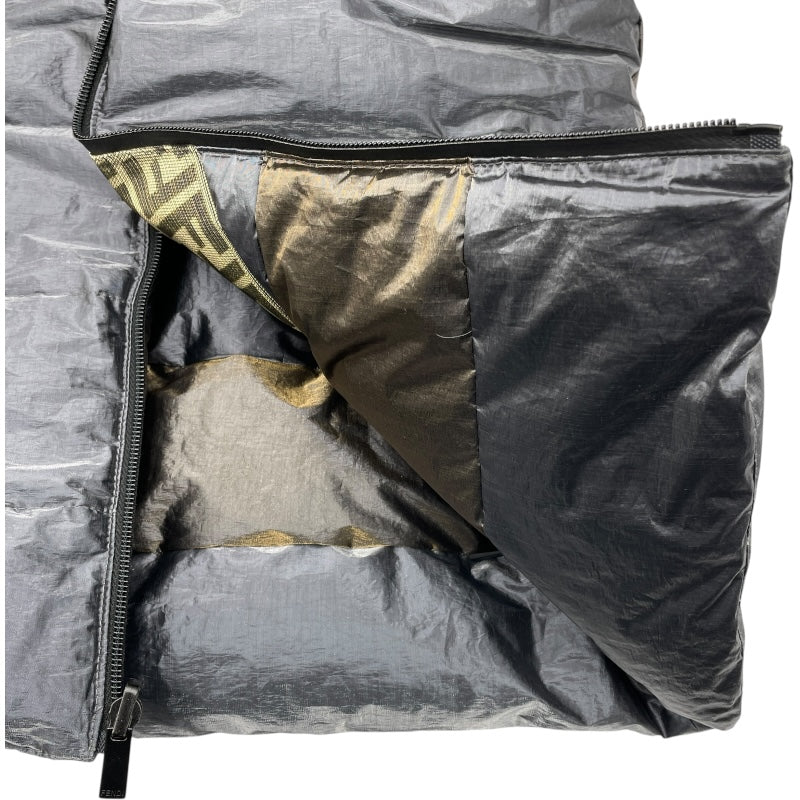 フェンディ FENDI FFロゴリバーシブルダウンジャケット FAA659 グレー