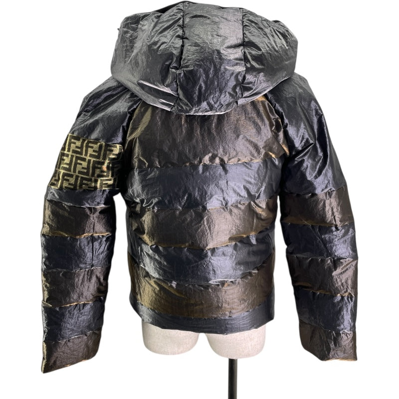 フェンディ FENDI FFロゴリバーシブルダウンジャケット FAA659 グレー