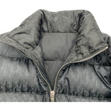 ディオールオム DIOR HOMME オブリーク総柄ダウンジャケット 943C449A4462 ブラック ナイロン メンズ ダウンジャケット