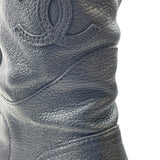 シャネル CHANEL ココマークレザーショートブーツ G31281 ブラック レザー レディース ブーツ