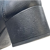 シャネル CHANEL ココマークレザーショートブーツ G31281 ブラック レザー レディース ブーツ