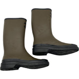 シャネル CHANEL ココマークレインブーツ G45838 カーキ ラバー レディース ブーツ