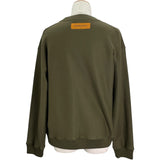 ルイ・ヴィトン LOUIS VUITTON グラフィックロゴスウェットシャツ HPY32W カーキ コットン メンズ スウェット