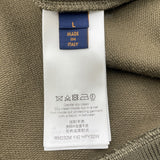 ルイ・ヴィトン LOUIS VUITTON グラフィックロゴスウェットシャツ HPY32W カーキ コットン メンズ スウェット