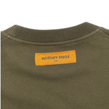 ルイ・ヴィトン LOUIS VUITTON グラフィックロゴスウェットシャツ HPY32W カーキ コットン メンズ スウェット