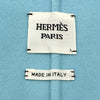 エルメス HERMES カシミヤロングコート ブルー カシミヤ レディース その他アウター
