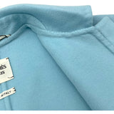 エルメス HERMES カシミヤロングコート ブルー カシミヤ レディース その他アウター