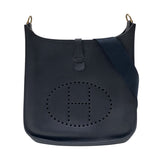 エルメス HERMES エヴリン1 GM □B刻 ブラック ゴールド金具 アルデンヌ レディース ショルダーバッグ