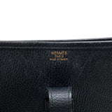 エルメス HERMES エヴリン1 GM □B刻 ブラック ゴールド金具 アルデンヌ レディース ショルダーバッグ