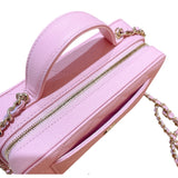 シャネル CHANEL ヴァニティチェーンショルダーバッグ AP4778 ピンク/ゴールド金具 キャビア レディース ショルダーバッグ
