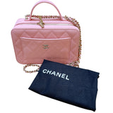 シャネル CHANEL ヴァニティチェーンショルダーバッグ AP4778 ピンク/ゴールド金具 キャビア レディース ショルダーバッグ