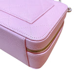 シャネル CHANEL ヴァニティチェーンショルダーバッグ AP4778 ピンク/ゴールド金具 キャビア レディース ショルダーバッグ