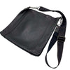 ボッテガ・ヴェネタ BOTTEGA VENETA イントレッチオ ミラージュ ショルダーバッグ ブラック×ブロンズ金具 型押しレザー ユニセックス ショルダーバッグ