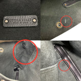 ボッテガ・ヴェネタ BOTTEGA VENETA イントレッチオ ミラージュ ショルダーバッグ ブラック×ブロンズ金具 型押しレザー ユニセックス ショルダーバッグ