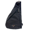 プラダ PRADA ボディバッグ 2VZ092 ブラック　シルバー金具 ナイロン メンズ ボディバッグ