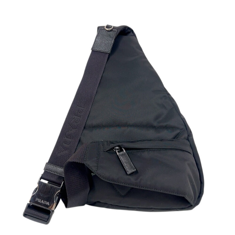プラダ PRADA ボディバッグ 2VZ092 ブラック シルバー金具 ナイロン
