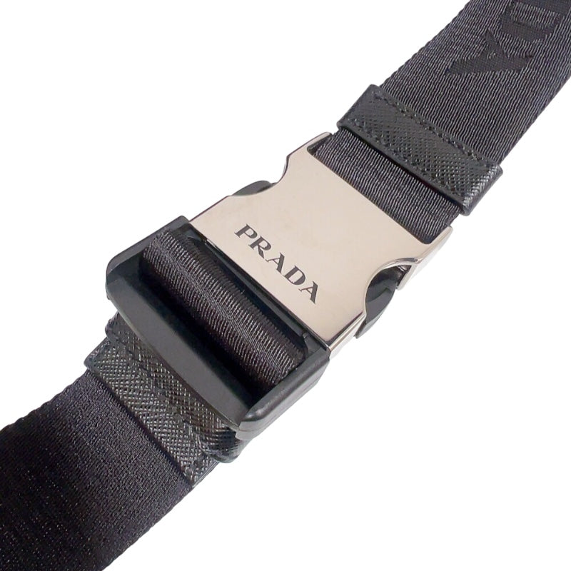PRADA ボディバッグ ブラック ナイロン プラダ PRADA ボディバッグ 2VZ092 ブラック シルバー金具 ナイロン