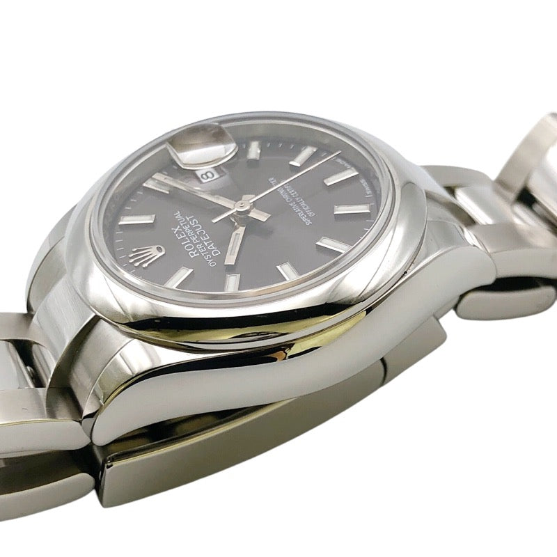 ロレックス ROLEX デイトジャスト28  279160 ダークグレー SS 自動巻き レディース 腕時計 ロレックス ROLEX デイトジャスト28ダークグレー 279160 ダークグレー