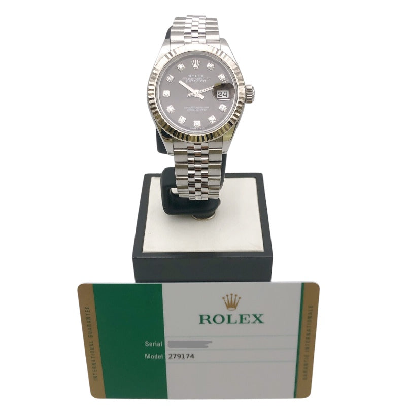 ロレックス ROLEX デイトジャスト29ダークグレー 279174G ダークグレー WG/SS レディース 腕時計 ロレックス ROLEX デイトジャスト29ダークグレー 279174G ダークグレー